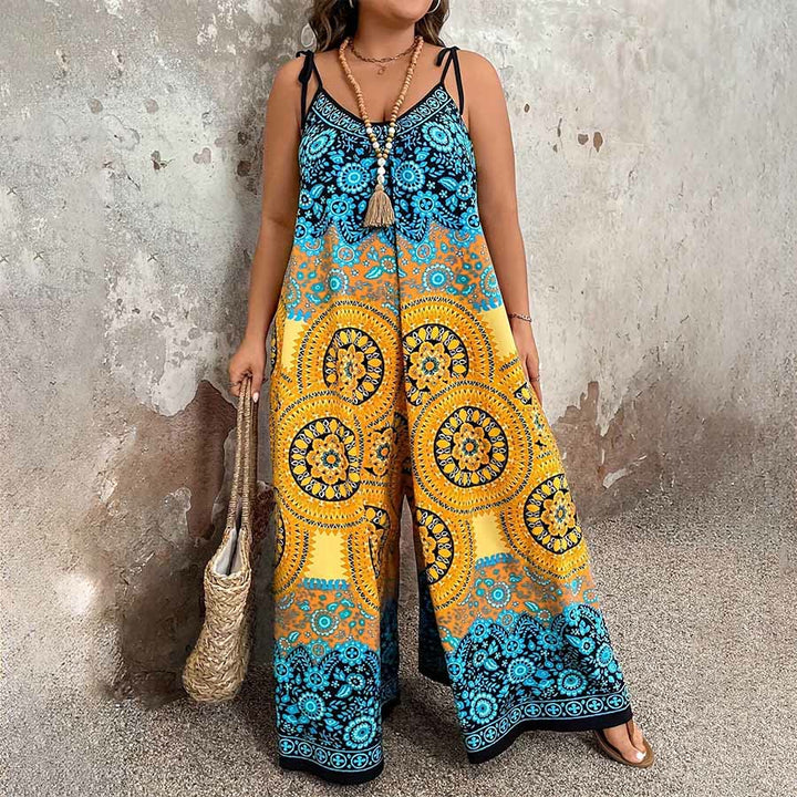 Ensemble Olivenorma Vintage à imprimé floral médaillon pour femme - image 12