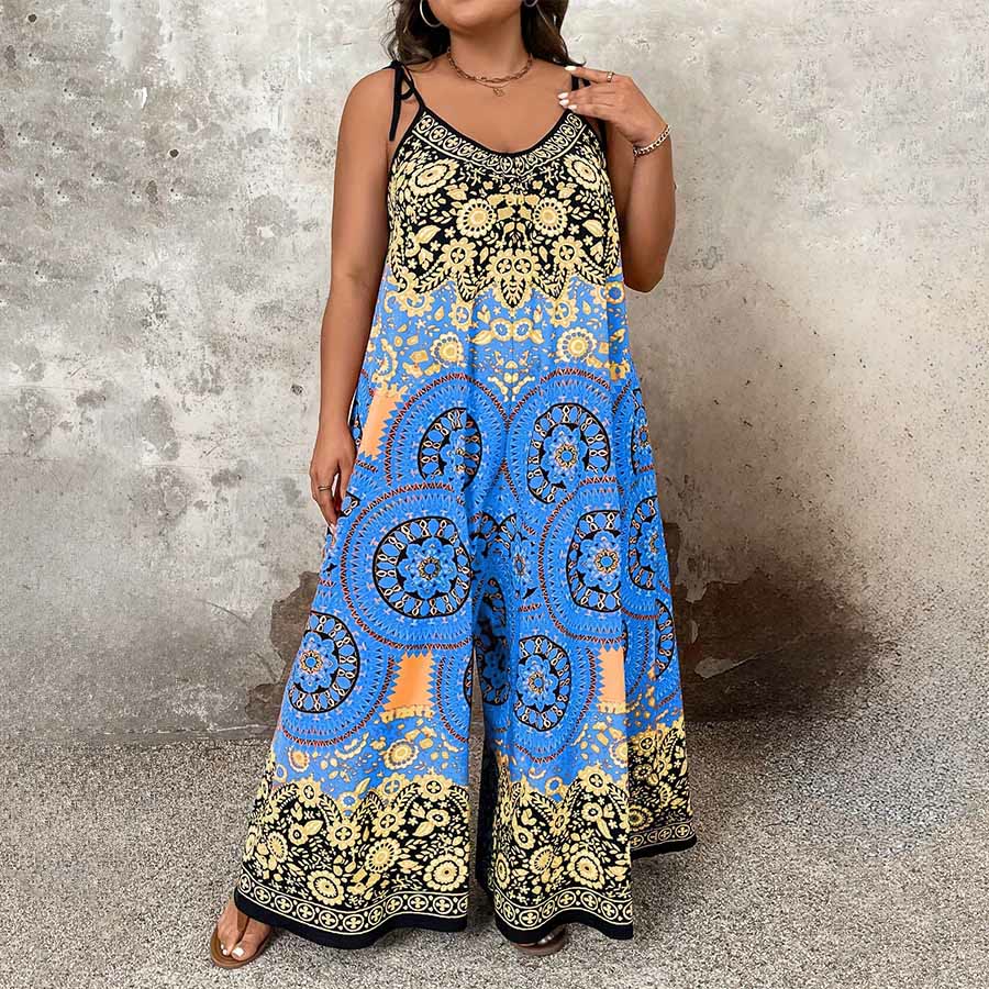 Ensemble Olivenorma Vintage à imprimé floral médaillon pour femme - image 1