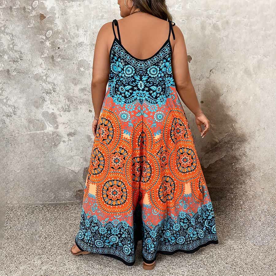 Ensemble Olivenorma Vintage à imprimé floral médaillon pour femme - image 9