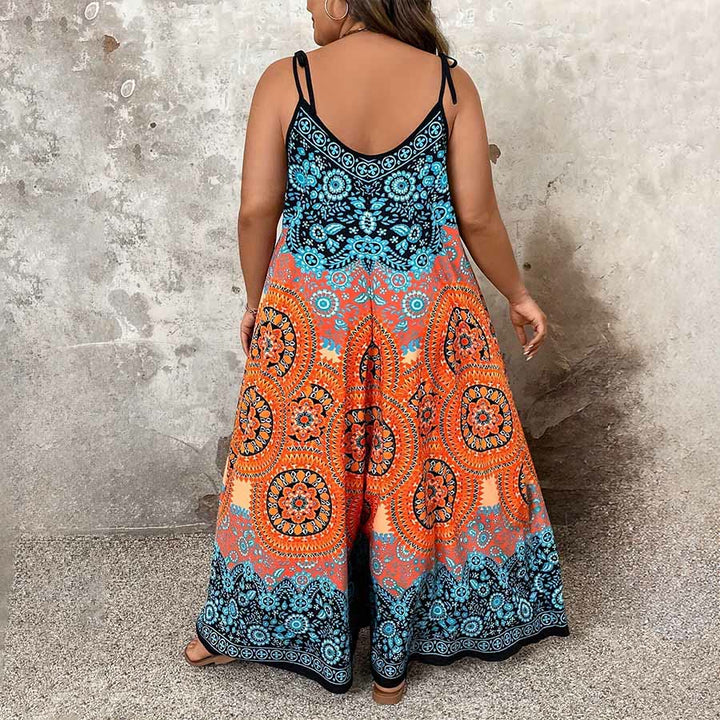 Ensemble Olivenorma Vintage à imprimé floral médaillon pour femme - image 9
