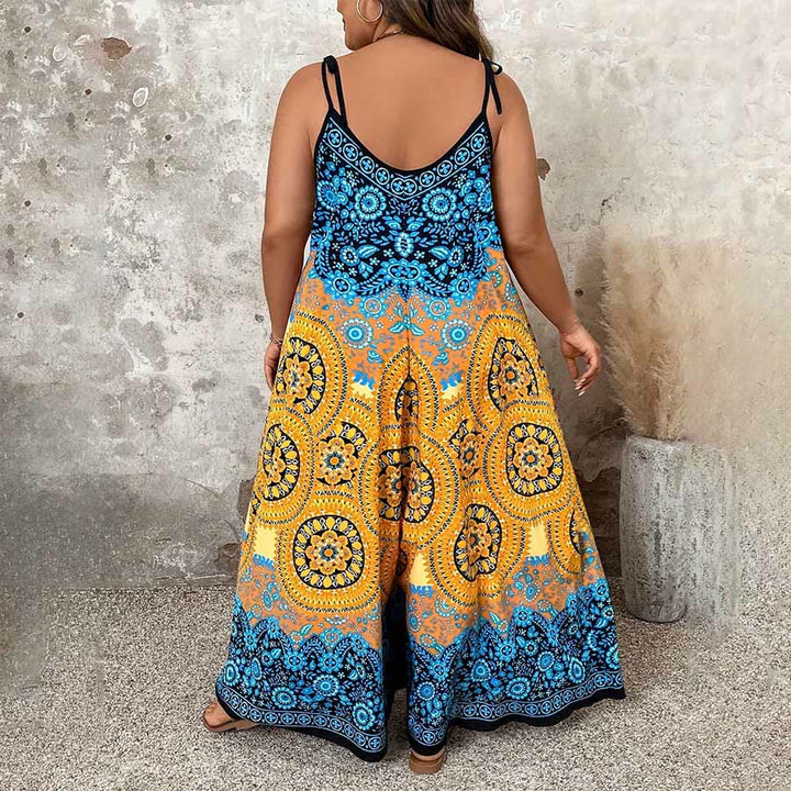 Ensemble Olivenorma Vintage à imprimé floral médaillon pour femme - image 13