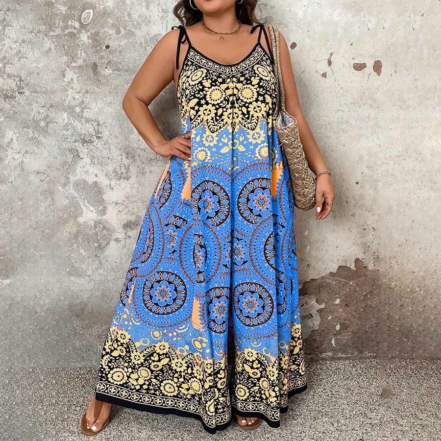 Ensemble Olivenorma Vintage à imprimé floral médaillon pour femme - image 2