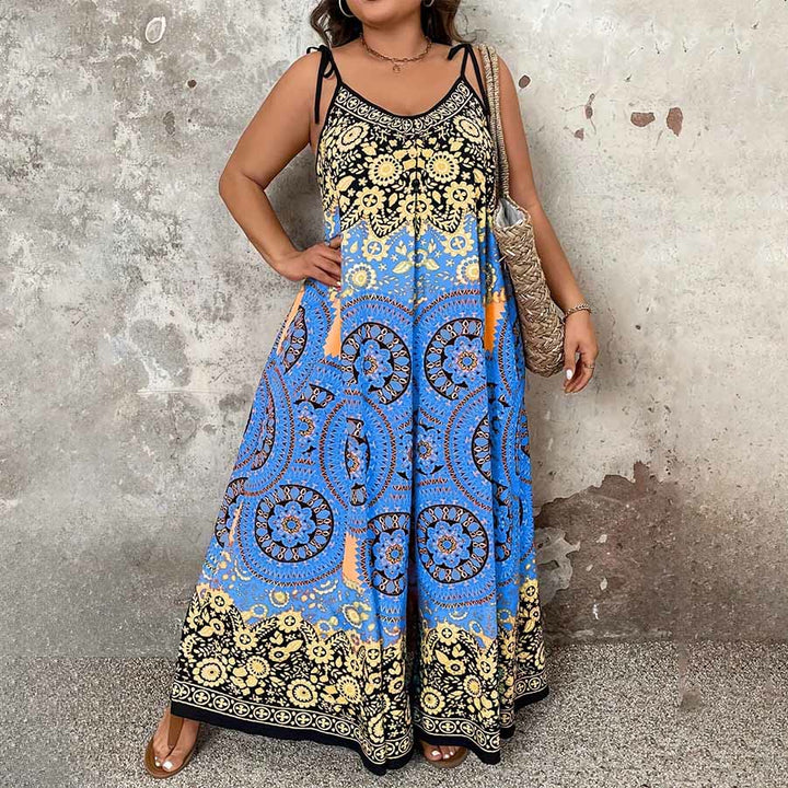 Ensemble Olivenorma Vintage à imprimé floral médaillon pour femme - image 2