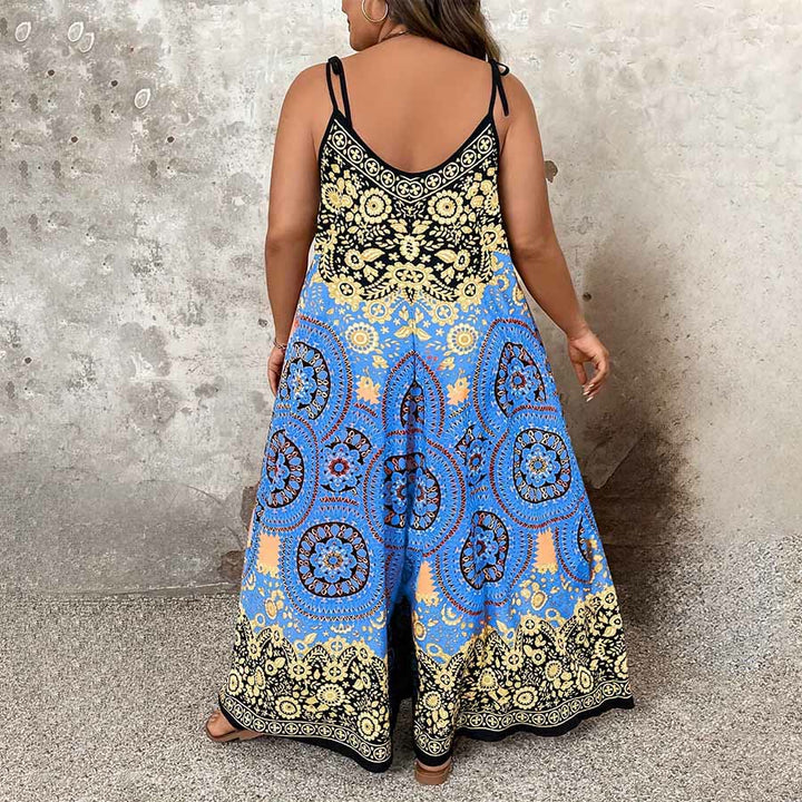 Ensemble Olivenorma Vintage à imprimé floral médaillon pour femme - image 4