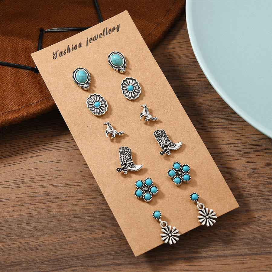 Boucles d'oreilles Olivenorma bohèmes à motifs multiples du Sud-Ouest, empilables - image 16