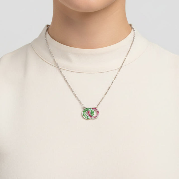 Bracelet et collier Olivenorma personnalisés avec pierres de naissance pour mère et fille - image 16