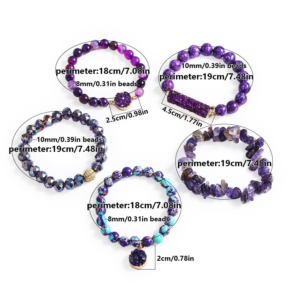 Ensemble de 5 bracelets Olivenorma The Ultimate Calm & Destress - image 3