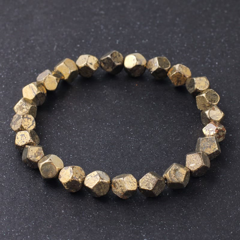 Bracelet spirituel en cristal Olivenorma Succès et Abondance - Puissant Cristal - Pyrite - image 1