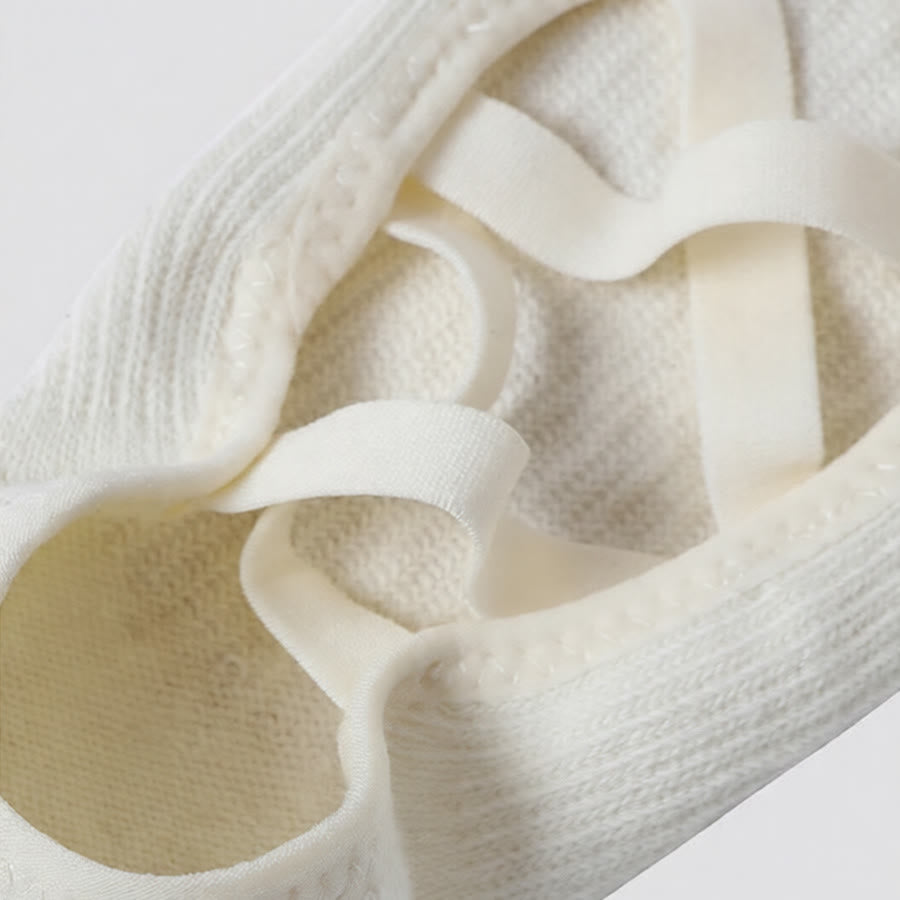 Chaussettes de yoga Olivenorma antidérapantes à brides croisées pour femmes, idéales pour le yoga, le pilates et le barre. - image 10