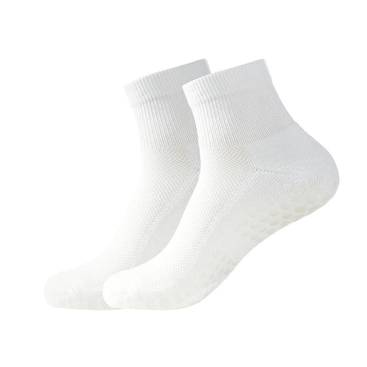 Chaussettes de yoga et de pilates Olivenorma à adhérence renforcée et antidérapantes pour femmes - Blanc - 10 paires - image 13