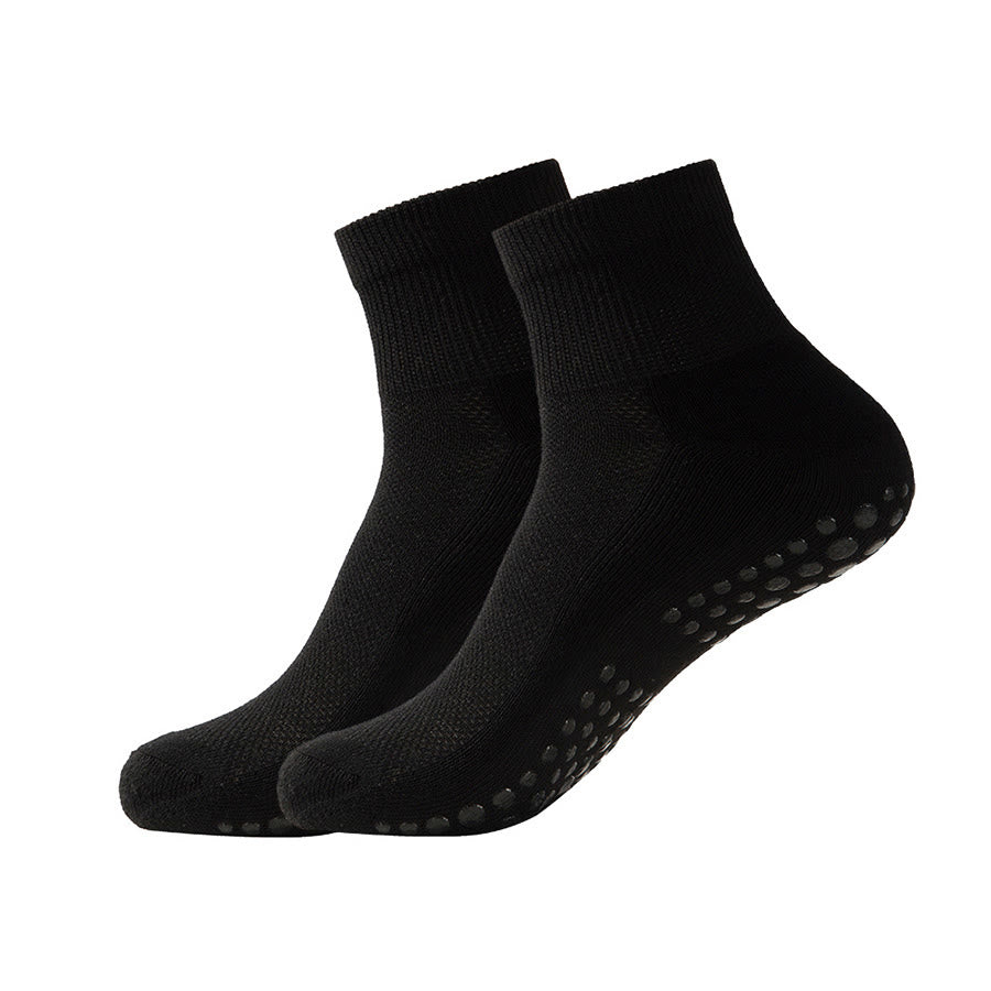 Chaussettes de yoga et de pilates Olivenorma à adhérence renforcée et antidérapantes pour femmes - Noir - 10 paires - image 19