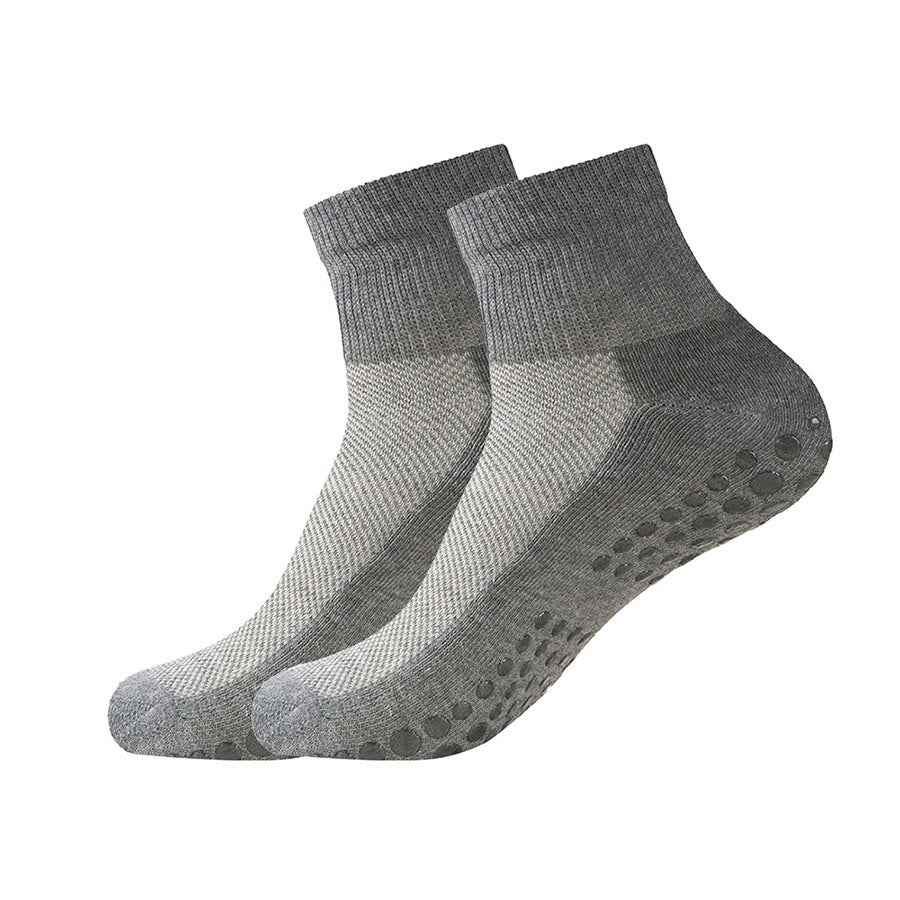 Chaussettes de yoga et de pilates Olivenorma à adhérence renforcée et antidérapantes pour femmes - Gris foncé - 10 paires - image 18