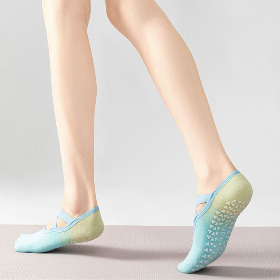 Chaussettes de yoga Olivenorma confortables, antidérapantes et style ballerine pour femmes, idéales pour le fitness en intérieur. - image 5