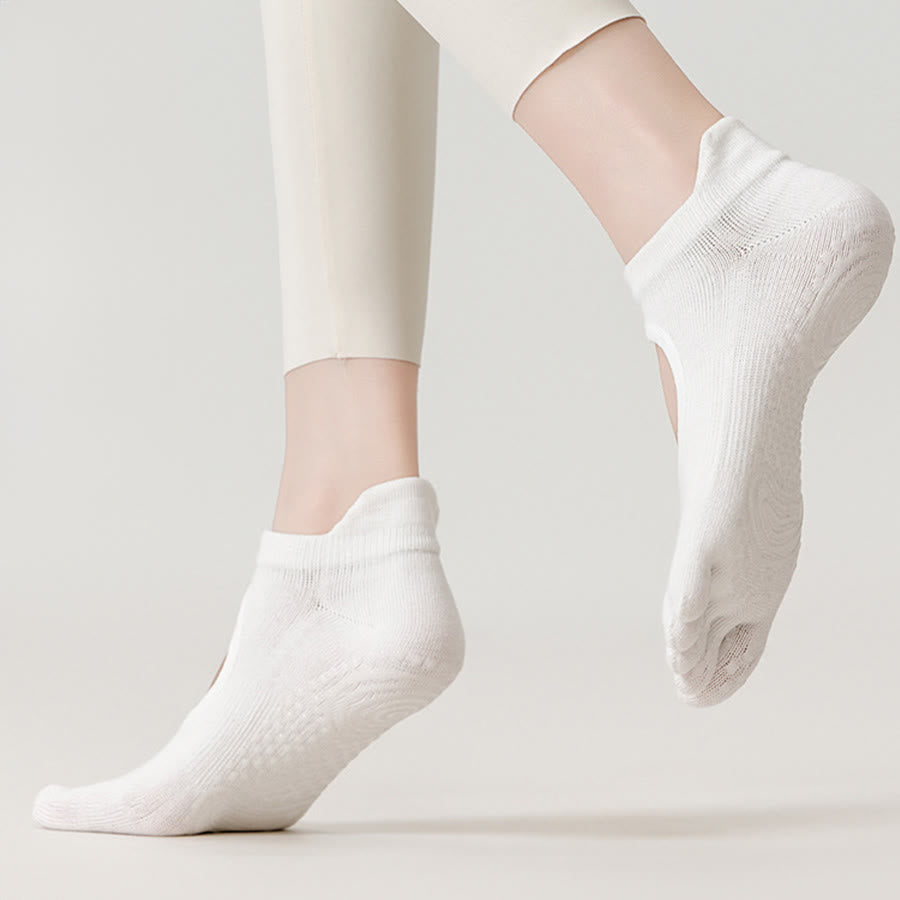 Chaussettes de yoga Olivenorma Professional antidérapantes à cinq orteils pour Pilates et corde à sauter (femme) - image 6