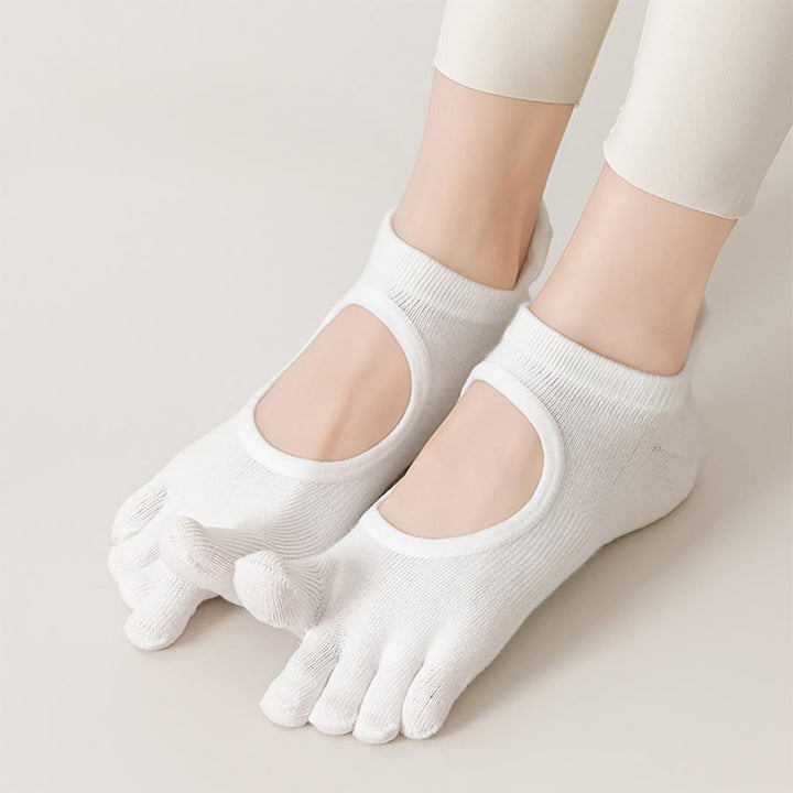 Chaussettes de yoga Olivenorma Professional antidérapantes à cinq orteils pour Pilates et corde à sauter (femme) - image 7