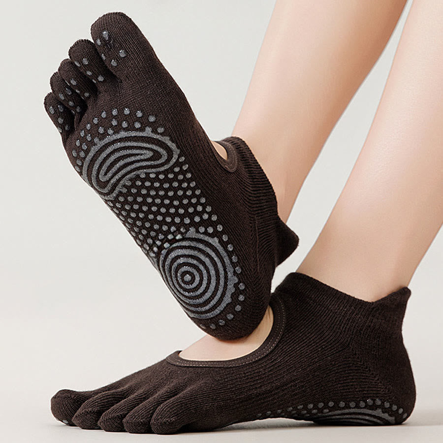 Chaussettes de yoga Olivenorma Professional antidérapantes à cinq orteils pour Pilates et corde à sauter (femme) - image 20