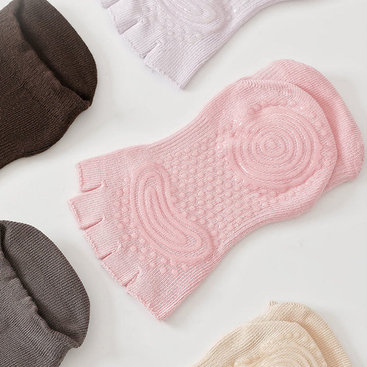 Chaussettes de yoga Olivenorma Professional antidérapantes à cinq orteils pour Pilates et corde à sauter (femme) - image 16