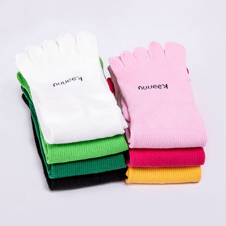 Chaussettes de yoga Olivenorma montantes à cinq orteils, antidérapantes, pour plus de chaleur et de stabilité, pour femmes - image 21