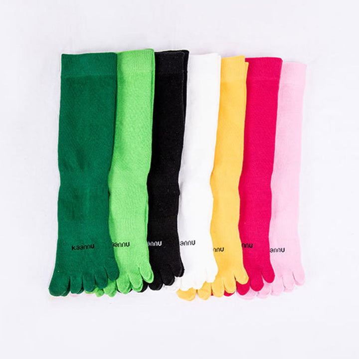 Chaussettes de yoga Olivenorma montantes à cinq orteils, antidérapantes, pour plus de chaleur et de stabilité, pour femmes - image 18