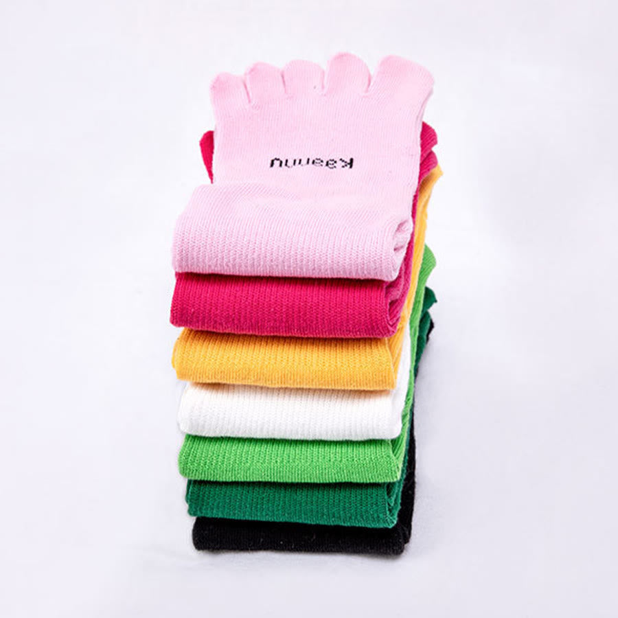 Chaussettes de yoga Olivenorma montantes à cinq orteils, antidérapantes, pour plus de chaleur et de stabilité, pour femmes - image 17
