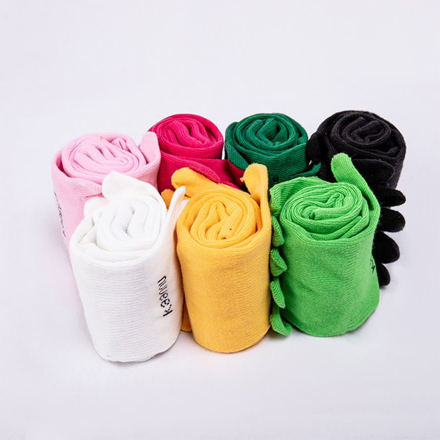 Chaussettes de yoga Olivenorma montantes à cinq orteils, antidérapantes, pour plus de chaleur et de stabilité, pour femmes - image 23