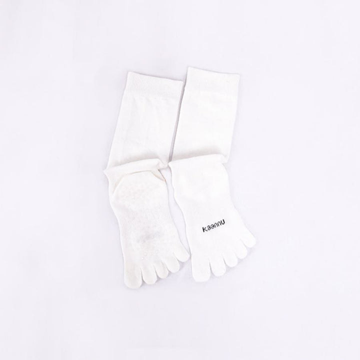 Chaussettes de yoga Olivenorma montantes à cinq orteils, antidérapantes, pour plus de chaleur et de stabilité, pour femmes - Blanc - 10 paires - image 9