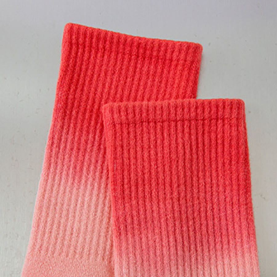 Chaussettes de yoga Olivenorma à dégradé de couleurs, mi-mollet, semelle intégrale antidérapante en silicone pour femme - image 19