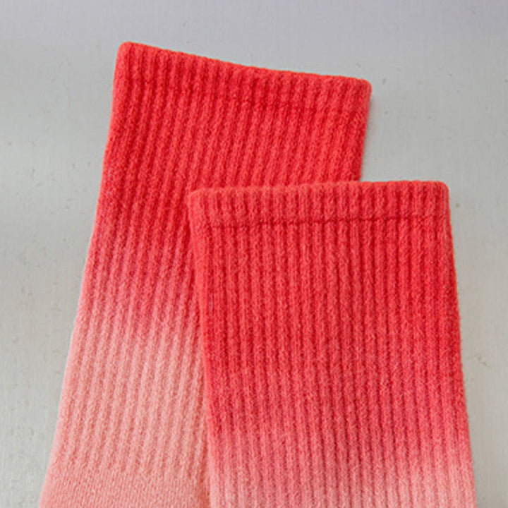 Chaussettes de yoga Olivenorma à dégradé de couleurs, mi-mollet, semelle intégrale antidérapante en silicone pour femme - image 19