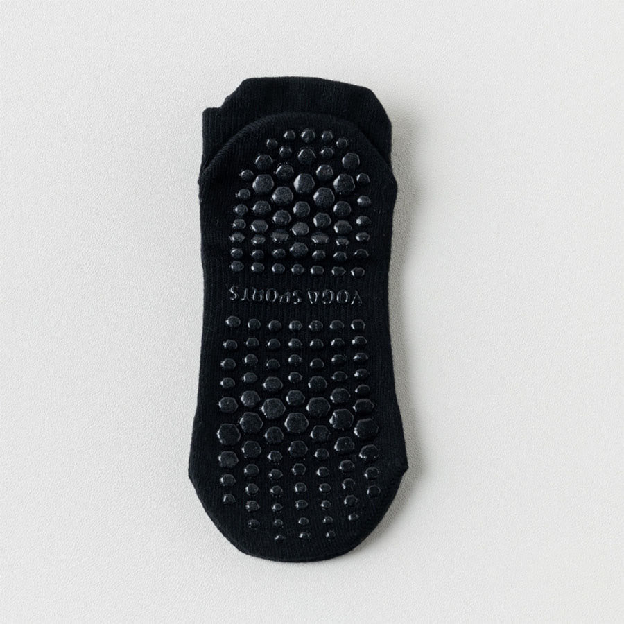 Chaussettes de yoga Olivenorma à semelle intégrale antidérapante pour femmes, idéales pour le fitness en intérieur. - Noir - 10 paires - image 8