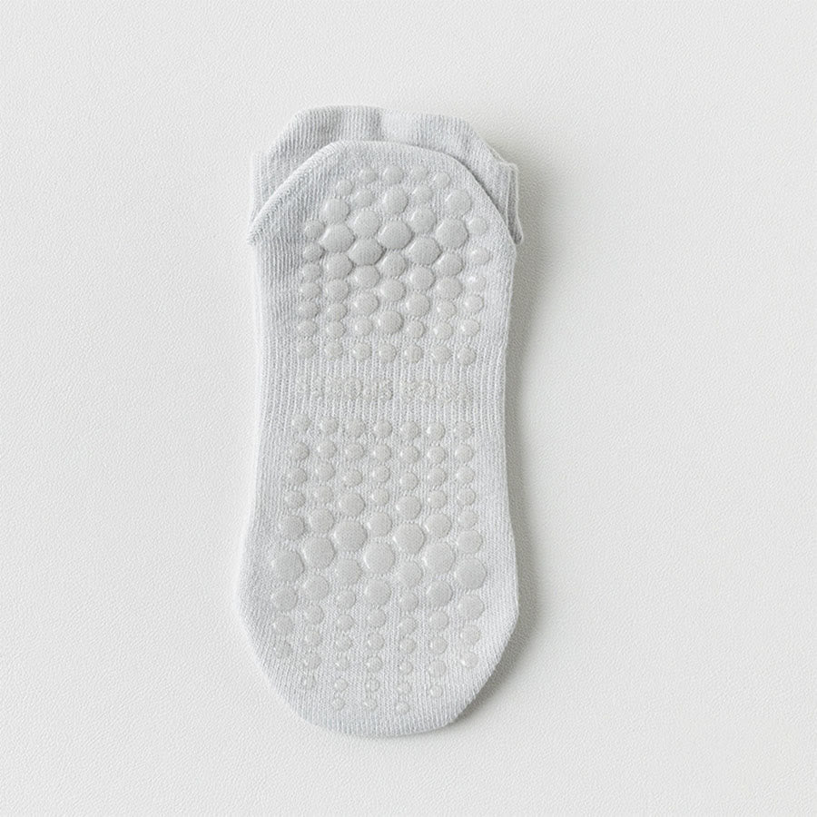 Chaussettes de yoga Olivenorma à semelle intégrale antidérapante pour femmes, idéales pour le fitness en intérieur. - Gris clair - 10 paires - image 23