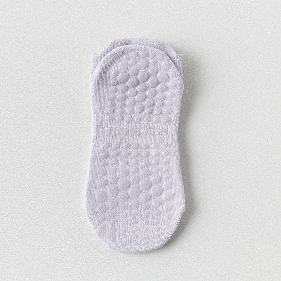 Chaussettes de yoga Olivenorma à semelle intégrale antidérapante pour femmes, idéales pour le fitness en intérieur. - Violet clair - 10 paires - image 10