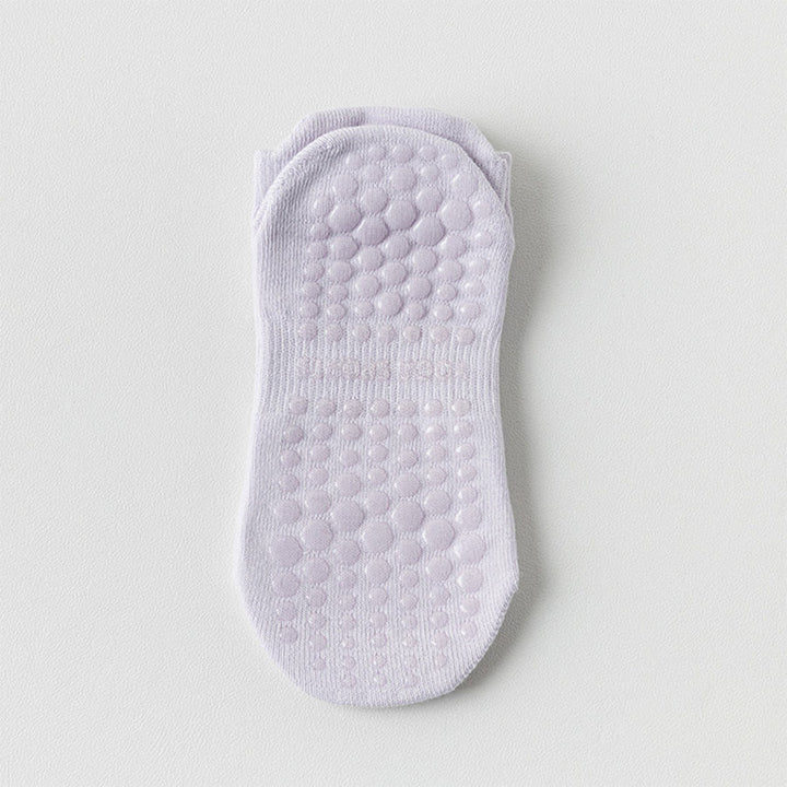 Chaussettes de yoga Olivenorma à semelle intégrale antidérapante pour femmes, idéales pour le fitness en intérieur. - Violet clair - 10 paires - image 10