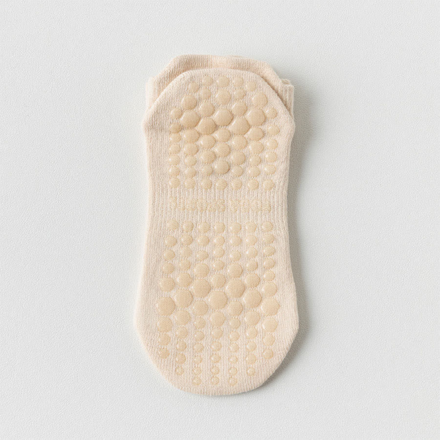 Chaussettes de yoga Olivenorma à semelle intégrale antidérapante pour femmes, idéales pour le fitness en intérieur. - Beige - 10 paires - image 19
