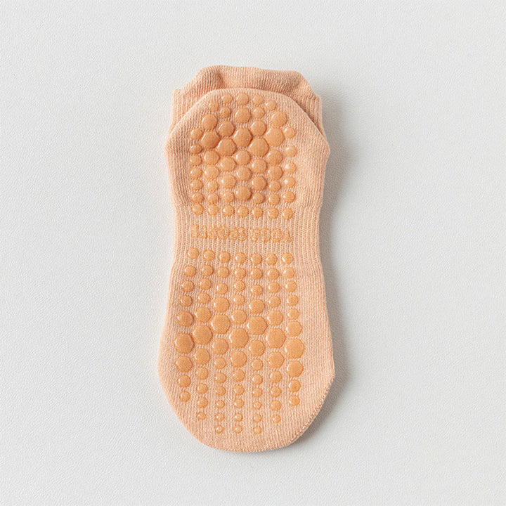 Chaussettes de yoga Olivenorma à semelle intégrale antidérapante pour femmes, idéales pour le fitness en intérieur. - Rose nude - 10 paires - image 9