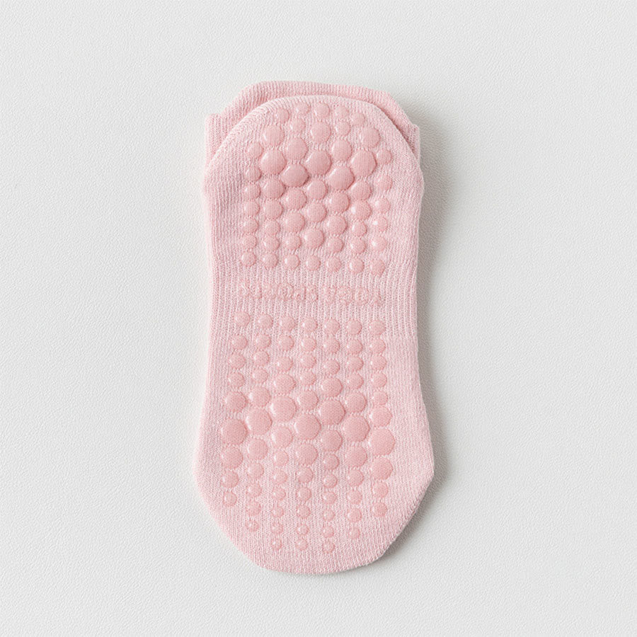 Chaussettes de yoga Olivenorma à semelle intégrale antidérapante pour femmes, idéales pour le fitness en intérieur. - Rose poudré - 10 paires - image 3