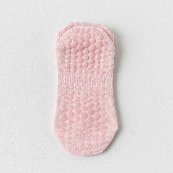 Chaussettes de yoga Olivenorma à semelle intégrale antidérapante pour femmes, idéales pour le fitness en intérieur. - Rose poudré - 10 paires - image 3