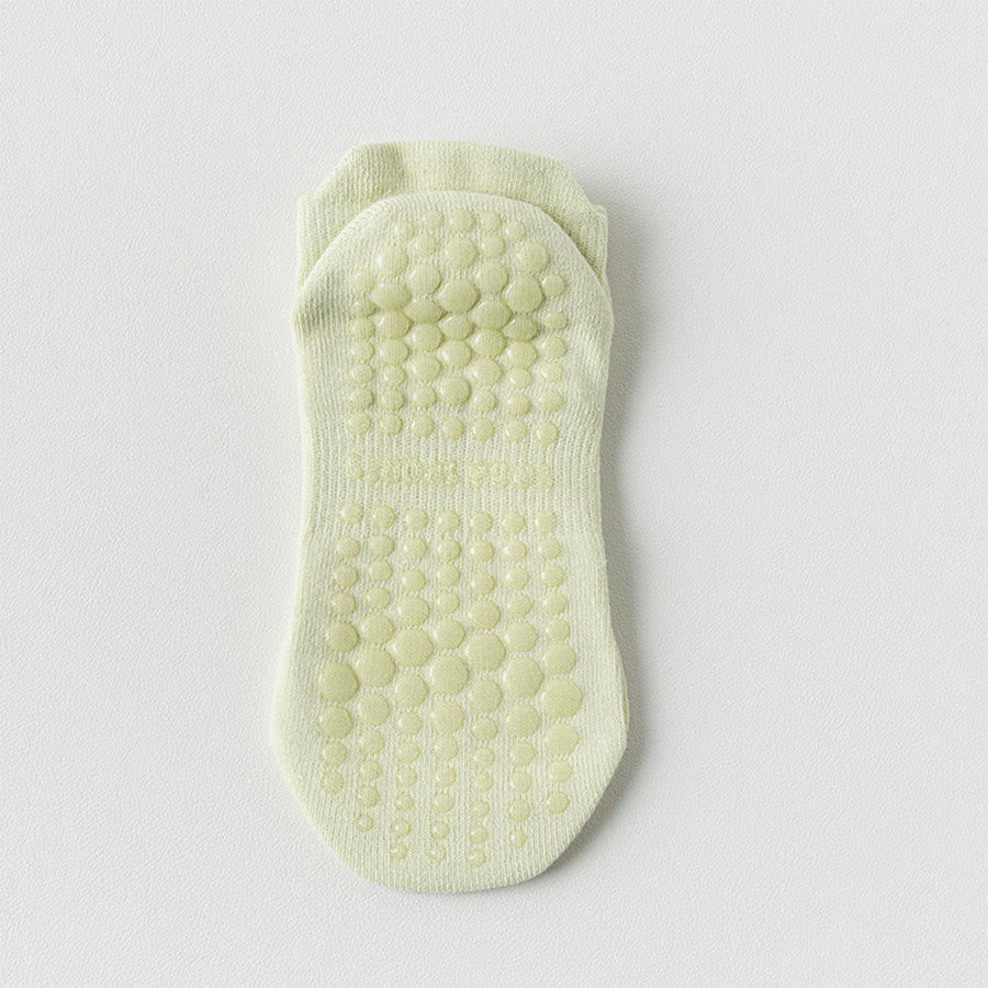 Chaussettes de yoga Olivenorma à semelle intégrale antidérapante pour femmes, idéales pour le fitness en intérieur. - Vert clair - 10 paires - image 15