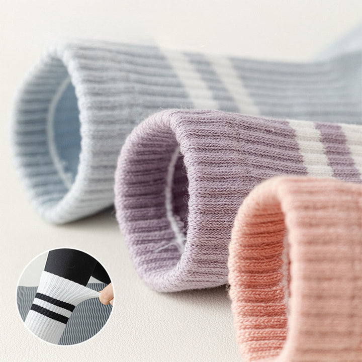 Chaussettes de yoga Olivenorma pour femmes, mi-mollet, semelle intégrale en silicone antidérapante et rembourrage en maille élastique. - image 4