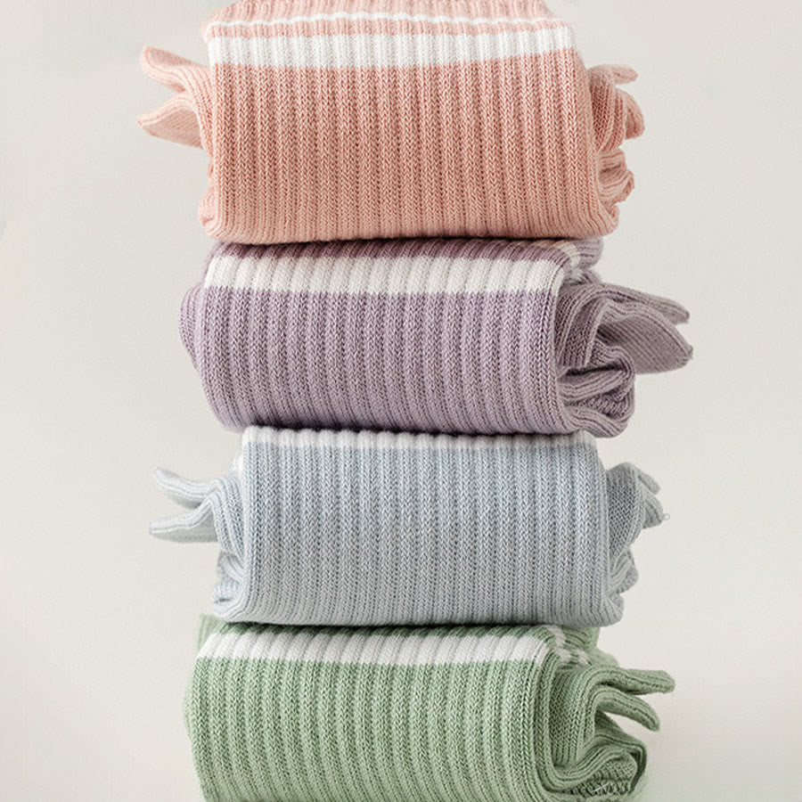 Chaussettes de yoga Olivenorma pour femmes, mi-mollet, semelle intégrale en silicone antidérapante et rembourrage en maille élastique. - image 3