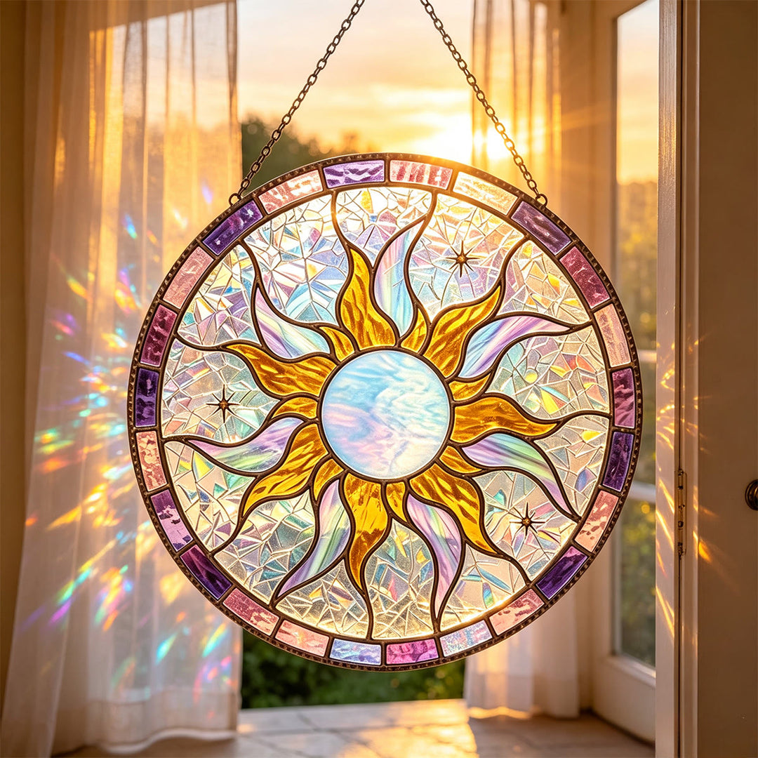 Attrape-soleil en vitrail Olivenorma Tangled Sun - image 2