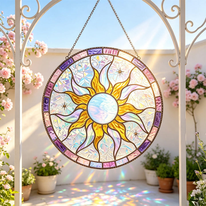 Attrape-soleil en vitrail Olivenorma Tangled Sun - image 1