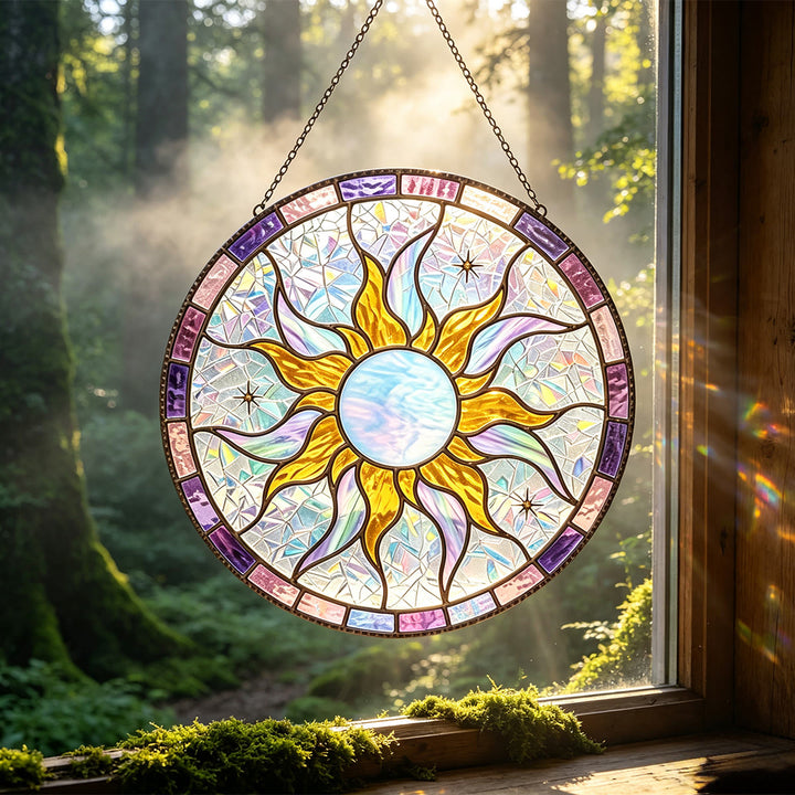 Attrape-soleil en vitrail Olivenorma Tangled Sun - image 3