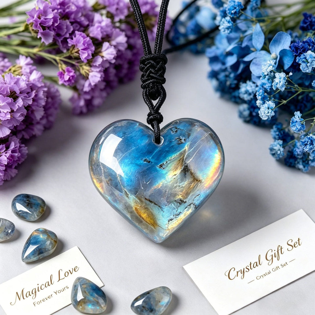 Bracelet Olivenorma avec pendentif cœur en cristal, symbole d'amour - image 1