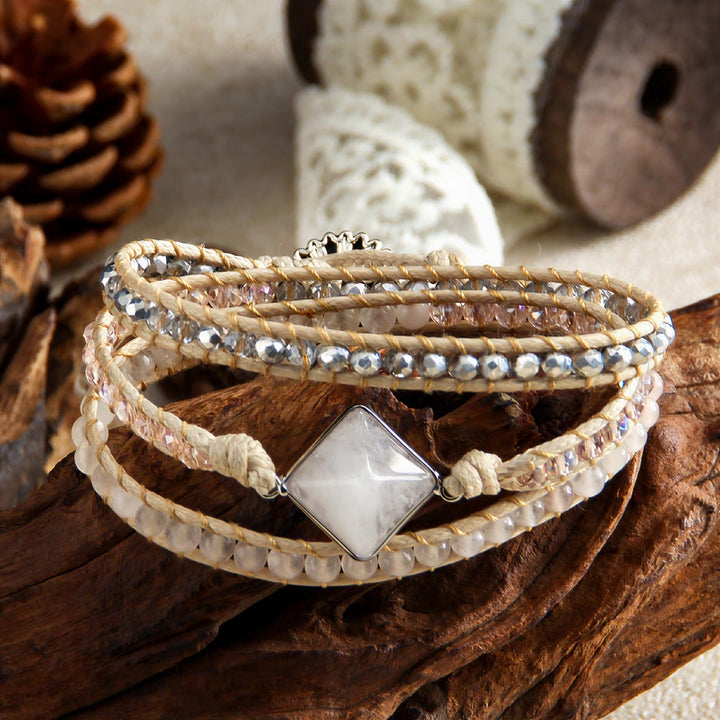 Bracelet magnétique Olivenorma en œil de tigre naturel, tissé à la main, symbole d'énergie - image 5