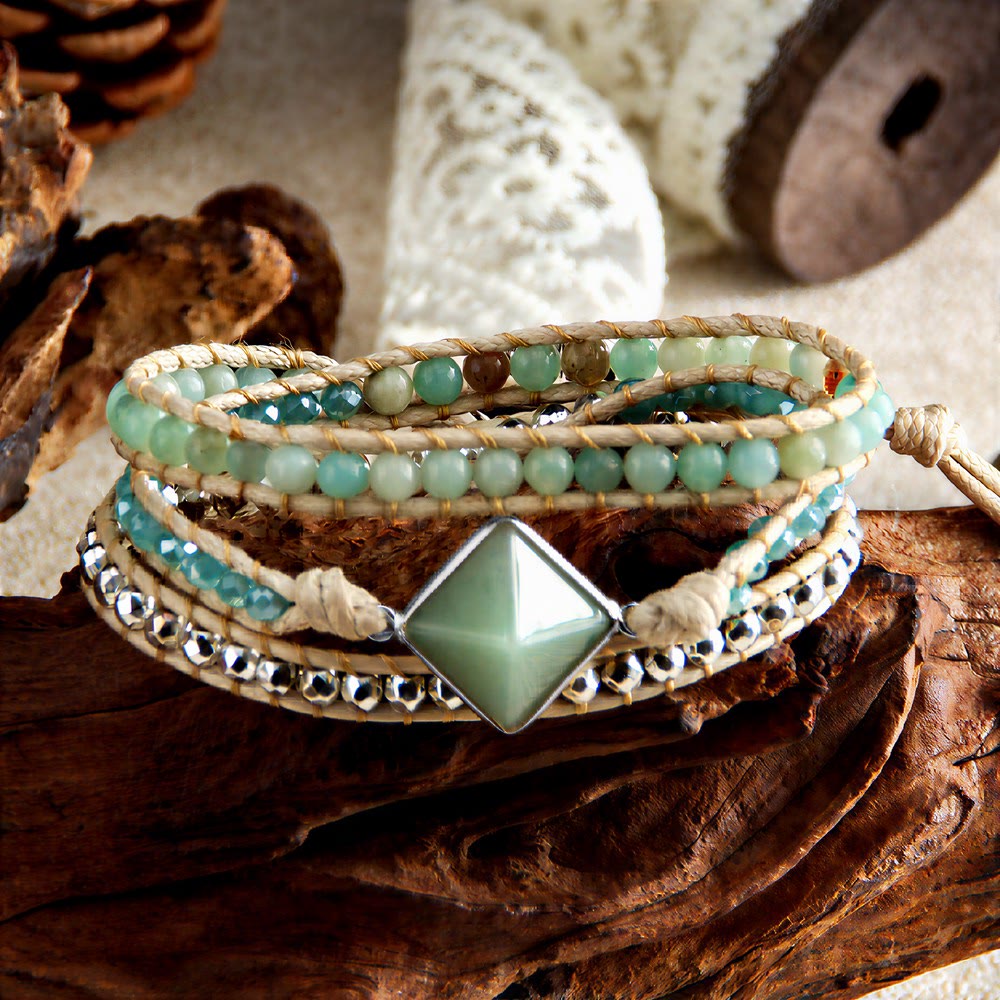 Bracelet magnétique Olivenorma en œil de tigre naturel, tissé à la main, symbole d'énergie - image 7