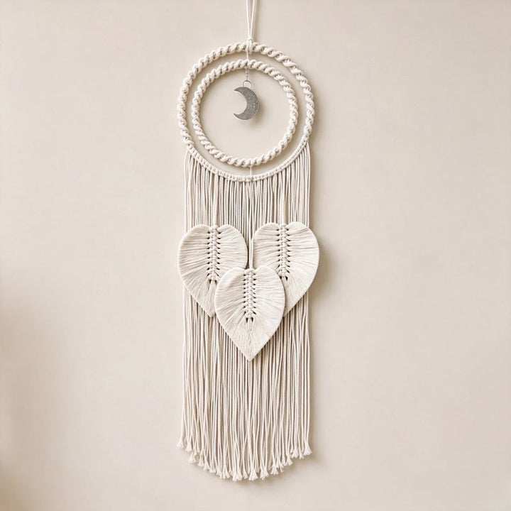 Olivenorma Cordon de coton Macramé Charme Lune Attrape-rêves Symbole de sérénité Fait main - Cordon de coton - image 0