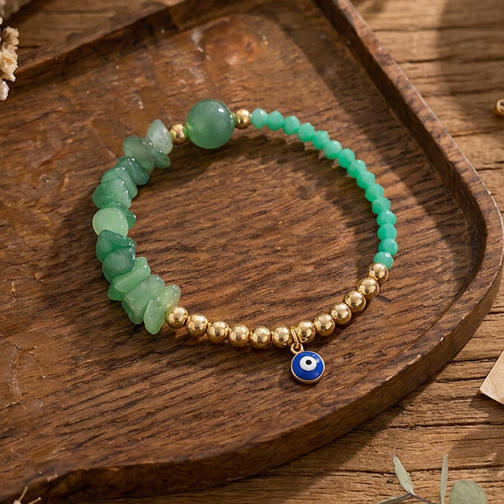 Bracelet à breloque Olivenorma en cristal avec symbole œil protecteur - image 43