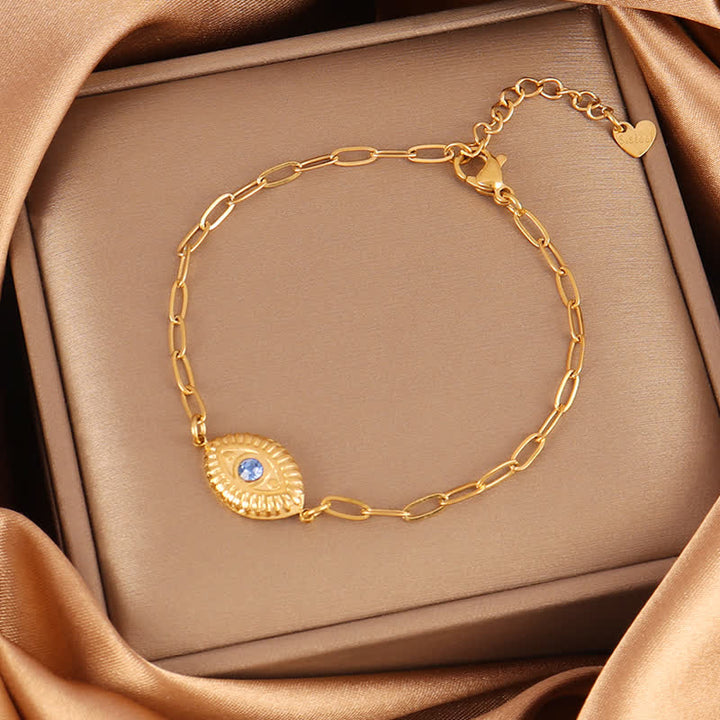 Bracelet Olivenorma en acier inoxydable avec pendentif œil protecteur et breloque œil maléfique - image 14