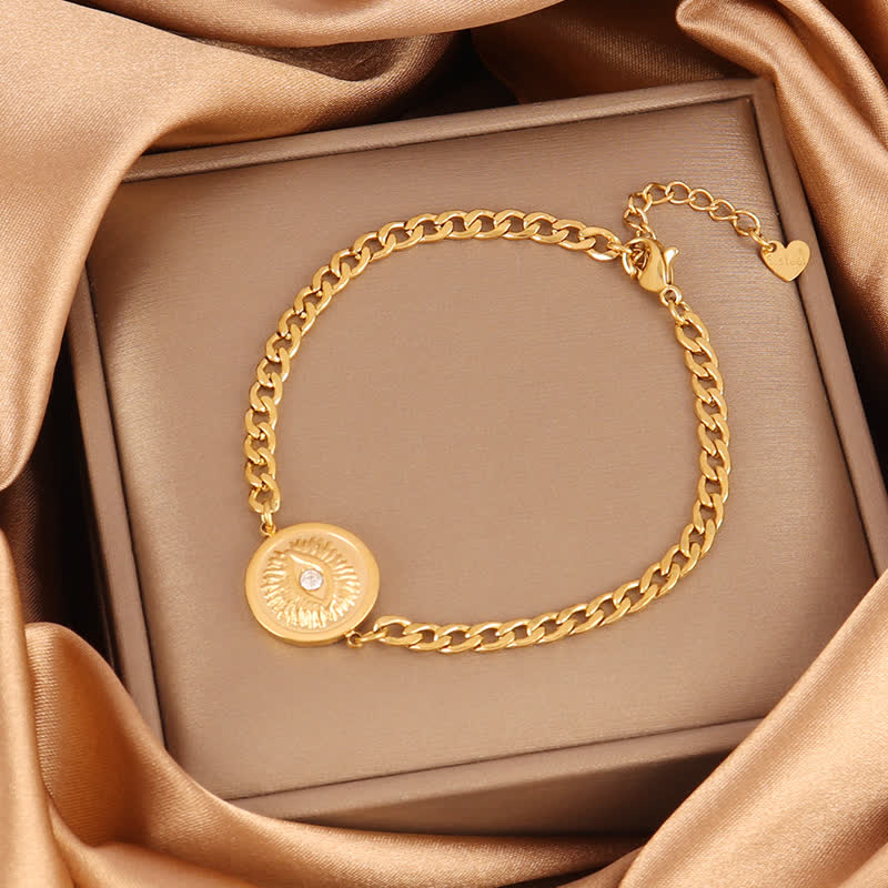 Bracelet Olivenorma en acier inoxydable avec pendentif œil protecteur et breloque œil maléfique - image 18