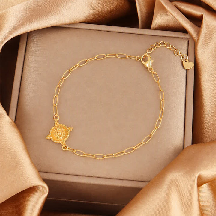 Bracelet Olivenorma en acier inoxydable avec pendentif œil protecteur et breloque œil maléfique - image 16